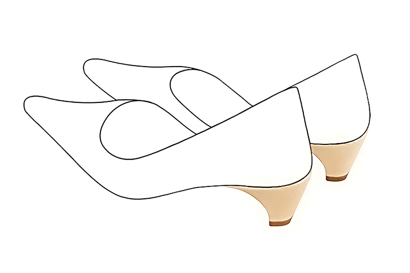 1 3&frasl;8 inch / 3.5 cm high cone heels - Florence Kooijman
